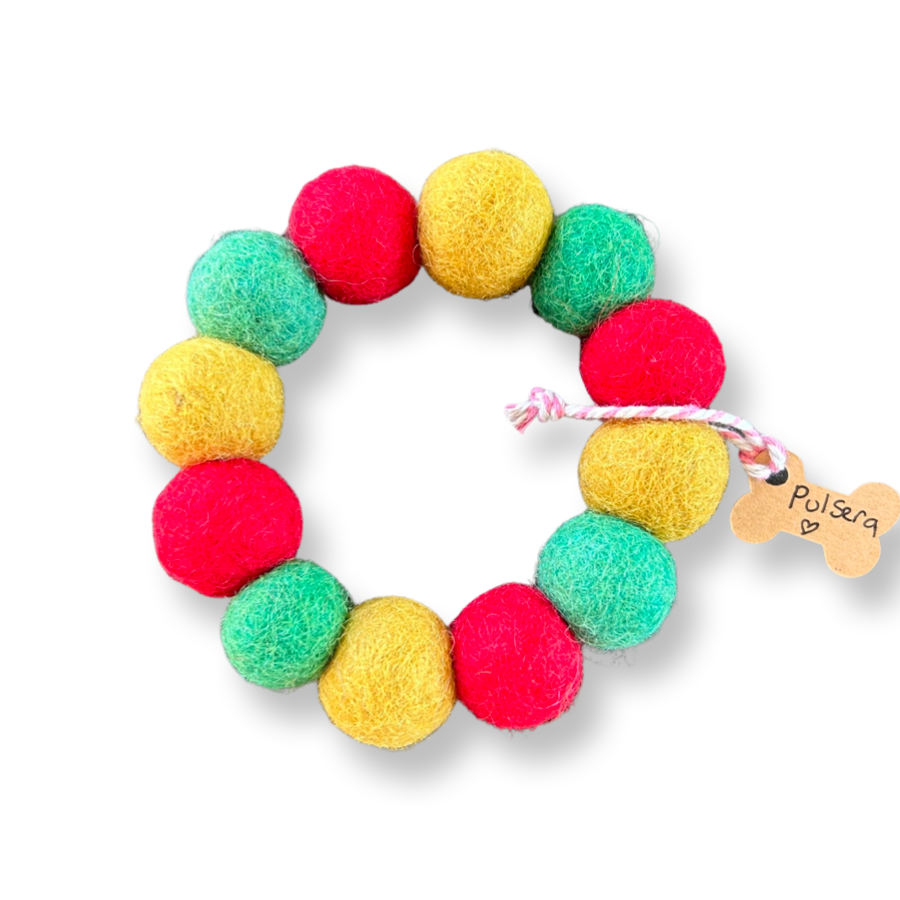 Bracelet - Reggae - 2cm Pom Poms