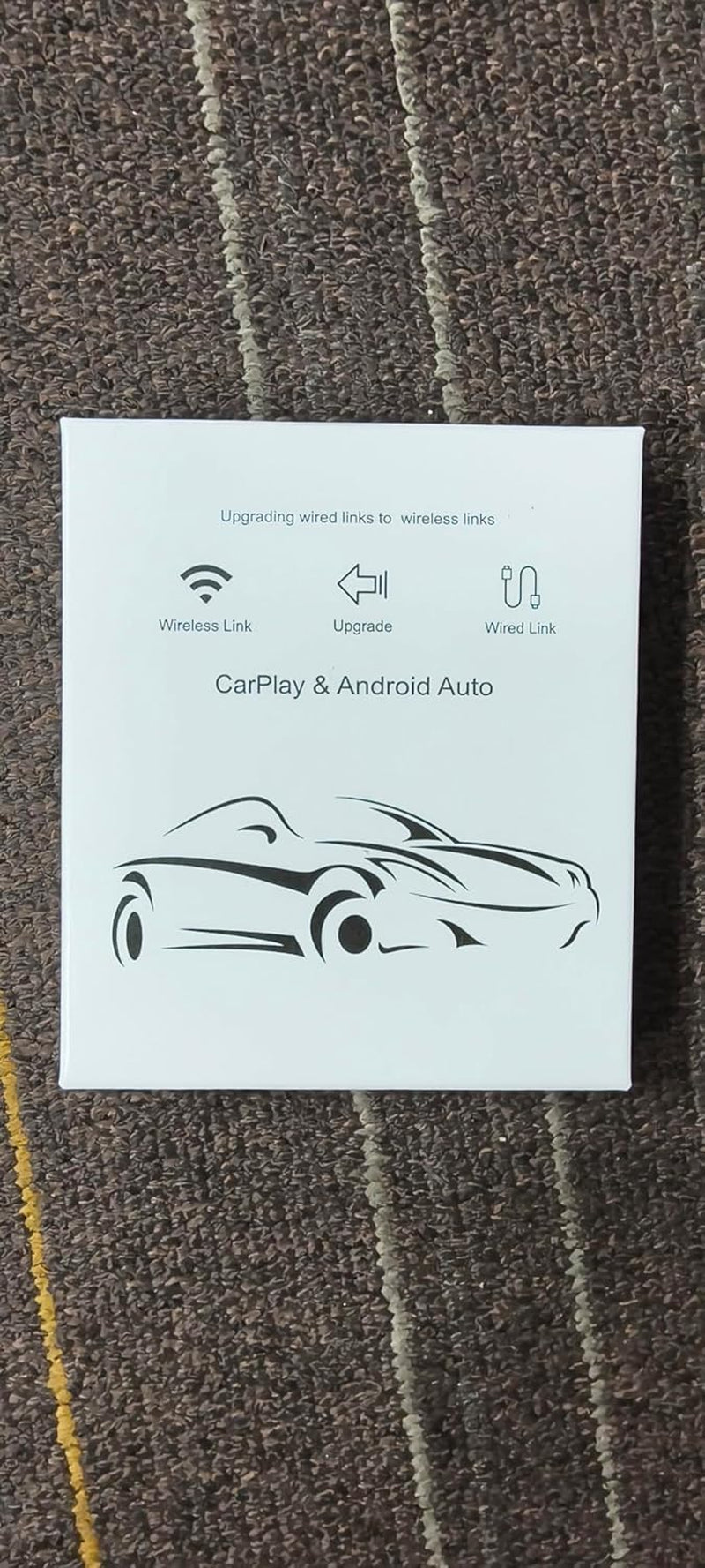 Adaptador Inalámbrico Automático Para Android 2 En 1 & Ca-R-P-Lay, Pug & Play Estable Rápido Con Cable a Dongle Inalámbrico Apto Para Automóviles, Actualización En Línea, Negro